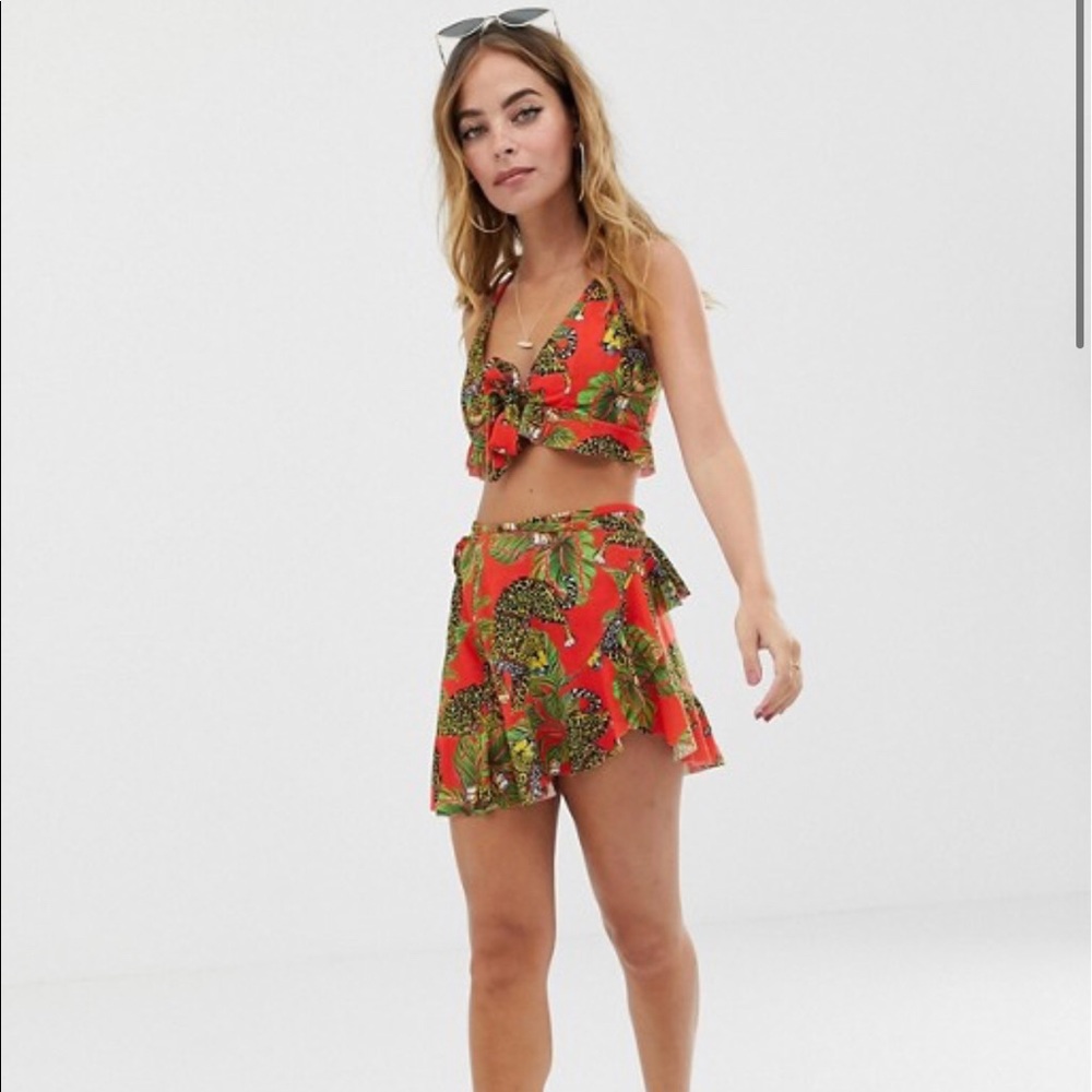ASOS tropical matching set